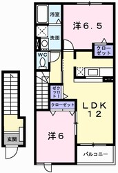 鶴居駅 徒歩18分 2階の物件間取画像